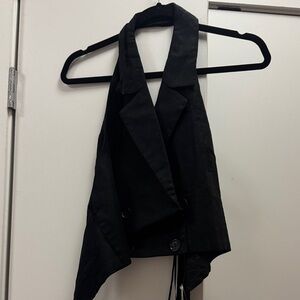 Banana Republic Black Halter Tank Top